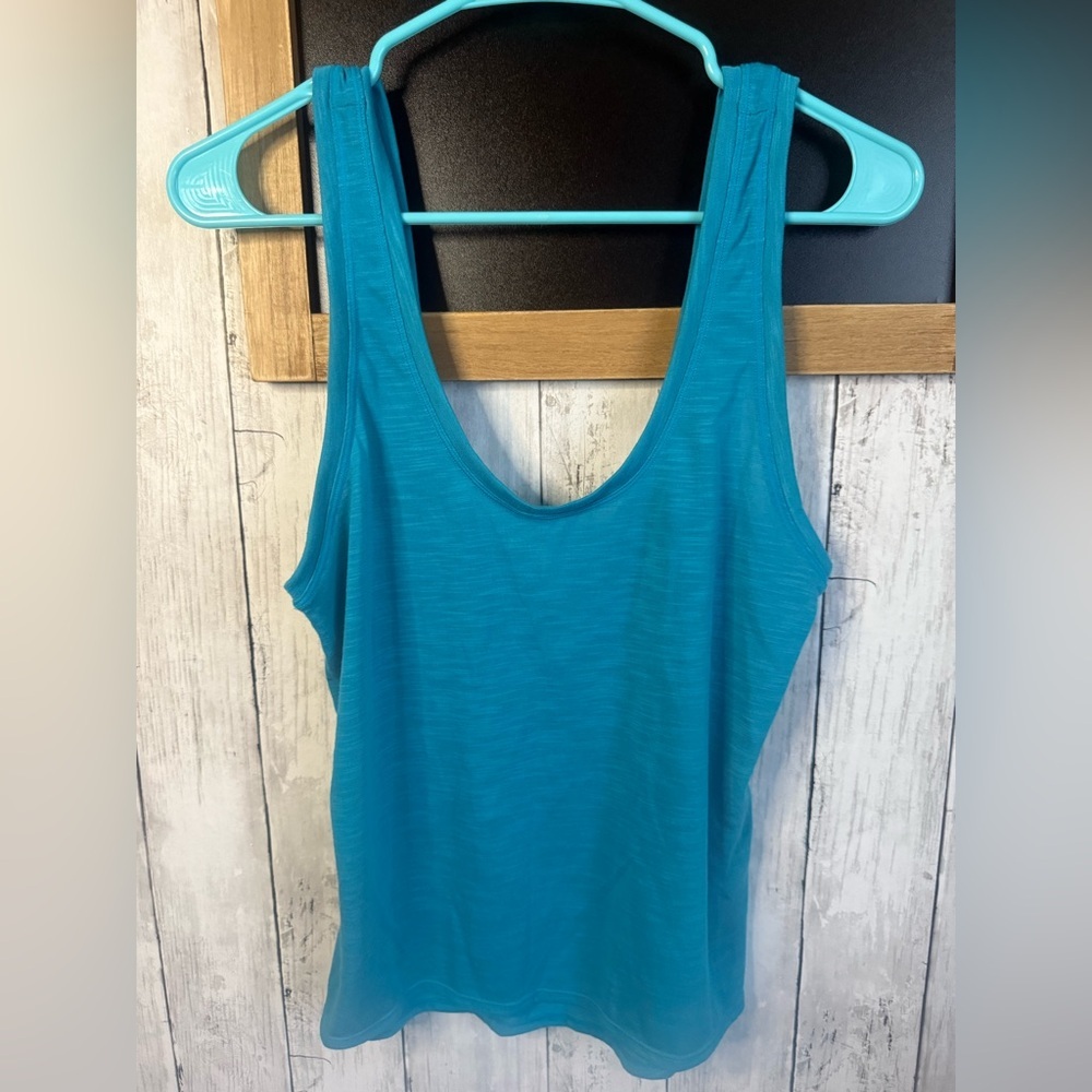 Women’s Lucy Activewear XS Aqua Tank Top Lightweight Stretch